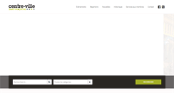 Desktop Screenshot of centrevillesainthyacinthe.com