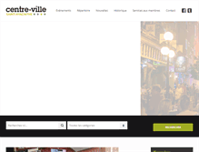 Tablet Screenshot of centrevillesainthyacinthe.com